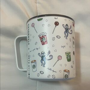 Starbucks Roller Rabbit Tumbler with Lid